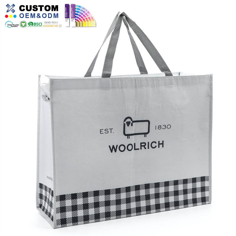 PP vævet lynlåstaske Woolrich
